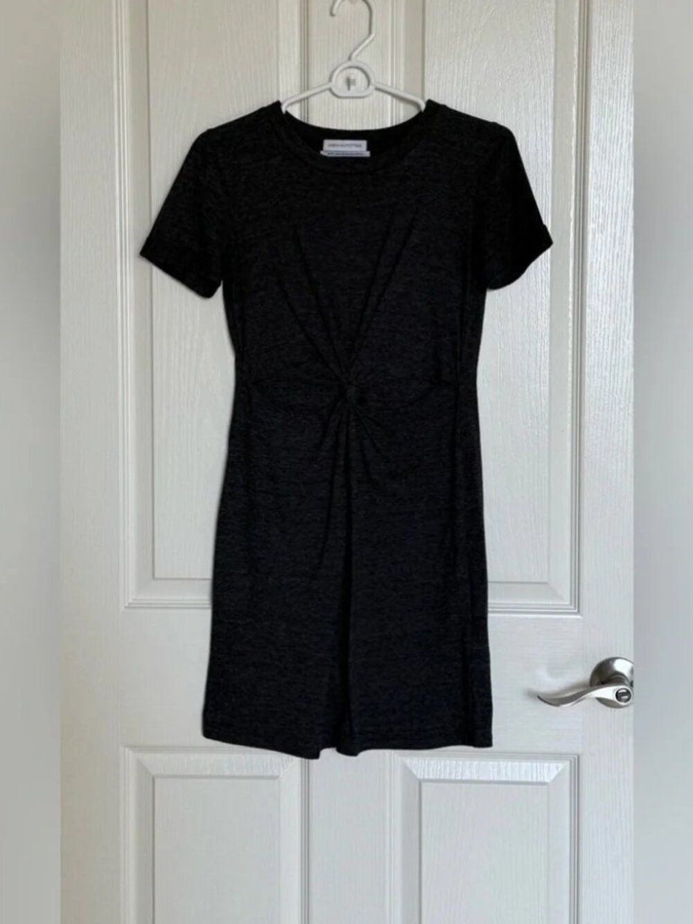 Urban Outfitters Charcoal Gray Cutout Dress - Size XS